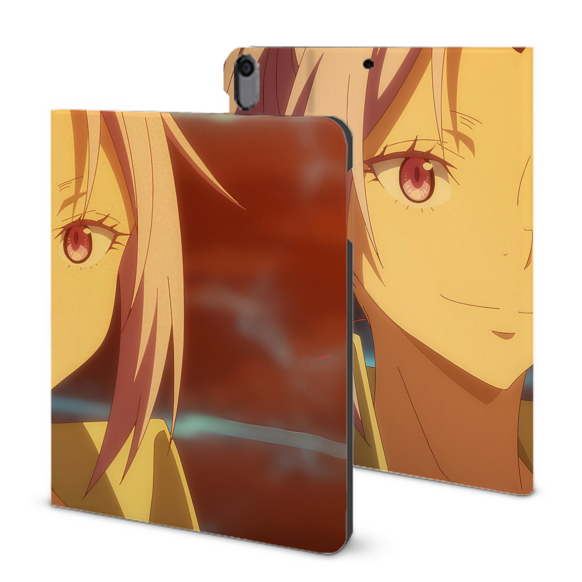 （画像用） 転スラ Regarding Reincarnated to Slime IPad ケース ブック型 PUレザー TPU 耐衝撃 軽量 薄型 ペン収納なし 全面保護 IPad 各モデル対応
